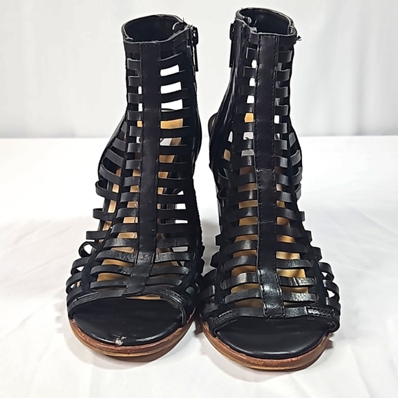 DV DOLCE VITA Cage Block Heels Sz 7.5 - Picture 2 of 8